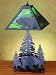 21H Grizzly Bear And Forest Table Lamp Table Lamps