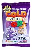 Runny Rhino Cold Relief Pops, Assorted Flavors, 6-Pack (120 Count)