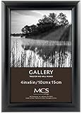 MCS INDUSTRIES 42303 4x6 FASHION BULLNOSE WOOD PICTURE FRAME - BLACK FINISH