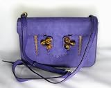 Fendi Handbags (Purple) Suede Pochette Shoulder Bag 8BP035 JUST REDUCED!