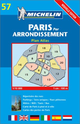 City Travel Guides Discounted  Livres : Plan de ville : Paris par arrondissements, numéro 57