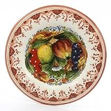 FRUTTA: Small Tuscan Wall Plate FRUTTA (14D.) [#4304/F-BEL]