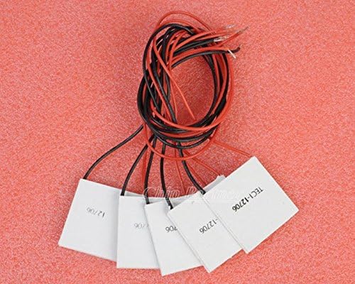 heartsea technology5 PCS TEC1-12706 Thermoelectric Cooler Cooling Peltier 12V 60W 6A