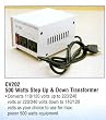 500 Watts Step Up & Down Transformer