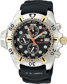 Citizen #BJ2004-08E Men's Eco Drive 200 Meter Professional Diver Aqualand Watch