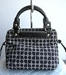 Kate Spade Dot Noel Milly Small Satchel Bag Tote Charcoal