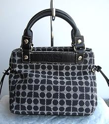 Kate Spade Dot Noel Milly Small Satchel Bag Tote Charcoal