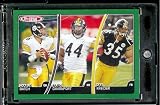 2007 Topps Total # 72 Najeh Davenport / Charlie Batch / Dan Kreider - Pittsburgh Steelers - Football Card