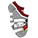 Mickey Mouse Toddler Boys 5 pack Socks (4-6, Mouse No Show)