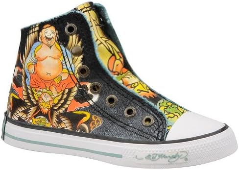 Ed Hardy Highrise Sneaker for Kids - Black