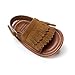 Kuner Unisex Baby Tassel Rubber Sole Non-slip Summer Prewalker Sandals First Walkers