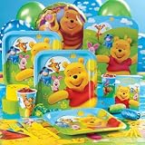 Party Supplies - Pooh's Happy Day Party Supplies - Deluxe Pack