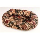 Bowsers Tuscany Floral Donut Dog Bed (Tuscany Floral, X-Small (21in x 16in))