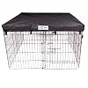 4' x 4' GoGo Exercise Pen UV Top / Cover Black