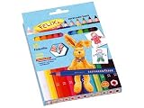 Eigenschaften Eberhard Faber 928766 / Eberhard Faber 928766 - 12 Farbstifte Super-Dicki, Motiv Felix, der Hase