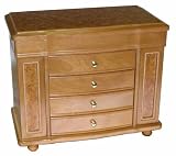 Mele Large Oak Jewelry Box #760