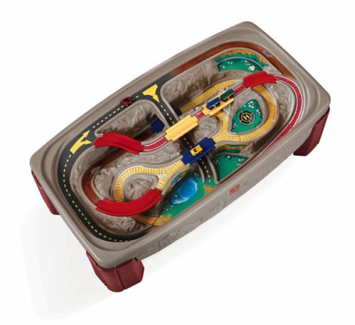 Childrens Toyshop  Toys : Step2 Deluxe Canyon Road And Train Track Table