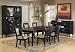 Dining Room Furniture Set 1 in Black Finish - 137-DINING-SET-1
