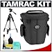 Tamrac 3330 Aero Zoom 30 Photo Pack (Black) + Tripod + Accessory Kit for Canon Rebel XSi, XS, XTi, 40D, Nikon D40, D60, D80, D200, D300, D700, Olympus Evolt E-410, E-420, E-510, E-520, and Sony Alpha A200, A300, A350, A700 Digital SLR Cameras