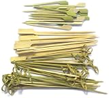 Fackelmann - 299950 - Lot de Brochettes Bois - Bambou