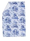 Spode Blue Italian Tea Towel 100% Cotton 19- 3/4 inch width x 27- 1/2 inch length
