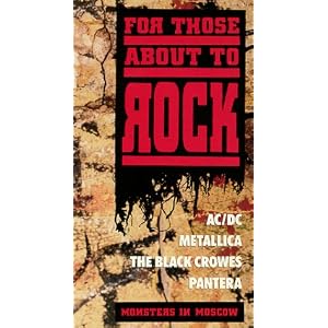 For Those About to Rock: Monsters in Moscow [VHS]