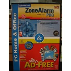 Zonealarm PRO Version 3 and Net Nanny's Ad-free. 2 Cd's in Plastic Holder.