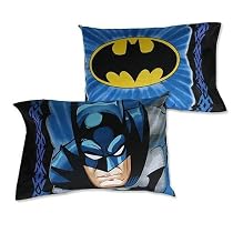 Batman Shades of Blue Reversible Standard Pillowcase