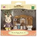 Sylvanian Families 2203 - Sylvanian Families - Schokoladenhasen-Bruder-Set mit Waschraum