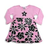 Girlfriends by Anita G - Girls Long Sleeve Dress, Pink, Black
