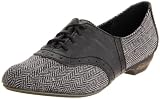 Big Buddha Women’s Rilo Oxford,Black Tweed,6.5 M US