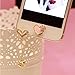 Bthdhk(TM) Love Pearl Diamond Pendant Pentagram Anti Dust Dock Ear Plug +Pink Love Home Button for Iphone 6S /6S Plus,iphone 6 6Plus,iphone 5S/SE,ipad Mini Ipad Air 2,ipod Touch 5