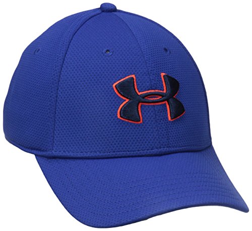 Under-Armour-Mens-Blitzing-II-Cap-CobaltBolt-OrangeAcademy-LargeXLarge