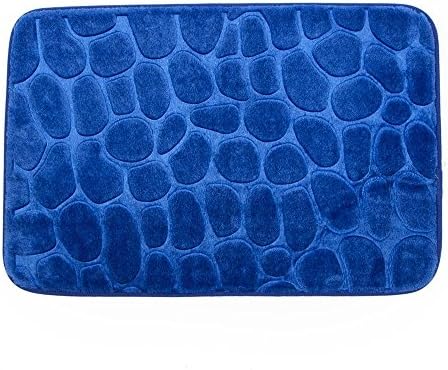 VASL Non-Slip Soft Area Rug Pad Carpet Door Mat Bedroom Bathroom Aisle Hallway -Blue