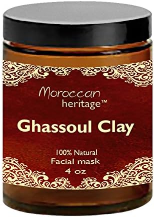 Ghassoul Clay 100% Natural facial mask (Rhassoul Clay) 4 oz
