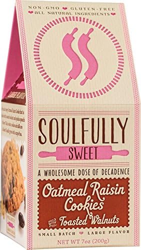 Gourmet Oatmeal Raisin Walnut Cookies, GF, Non-GMO