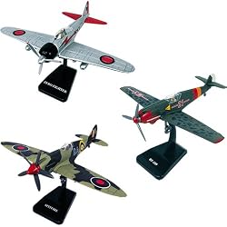 InAir E-Z Build 3pc Set - Spitfire, Messerschmitt BF109 and Zero Fighter