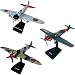 InAir E-Z Build 3pc Set - Spitfire, Messerschmitt BF109 and Zero Fighter