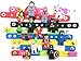 24 Qute Super Hero（16 Shoe Charms + 8 Bracelet ）For Fit Croc & Wristband Kid Gifts