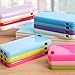 iPhone 5C Jelly Case, ANLEY Candy Fusion Series - [1.5mm Slim Fit] [Shock Absorption] Classic Jelly Silicone Case Soft Cover for iPhone 5C (Sky Blue) + Free Screen Protector