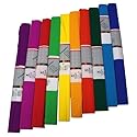 Idena 617003 - Krepppapier 10 Rollen 50 x 250 cm sortiert
