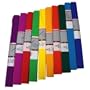 Idena 617003 - Krepppapier 10 Rollen 50 x 250 cm, sortiert