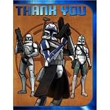 Star Wars The Clone Wars Party Thank You Cards 8 Pack