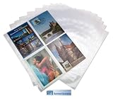 Produkt-Bild: 25 x SAFE FOTOH&Uuml;LLEN DIN A4 NR. 5471-25 - FORMAT 10 x 15 CM - PLATZ F&Uuml;R BIS ZU 200 BILDER - IDEAL F&Uuml;R FOTOS - URLAUBSBILDER - ALTE / NEUE POSTKARTEN - BANKNOTEN - UNIVERSAL LOCHUNG - DOKUMENTENECHT - TRANSPARENT - WEICHMACHERFREI