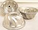 Heavy Duty Professional Quality Medium-size Swirl Bundt Turks Head Bundform Tube Cake Mousse Bread Pudding Gelatin Mold ~ Size: 6.5 Inch. Diameter X 3 Inch. High ~ Set of 3
