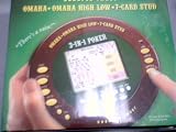 2005 Sharper Image Corporation Sharper Image Omaha * Omaha High Low * 7-Card Stud LCD Hand-Held Model# MS051 (Plastic Blister Package)