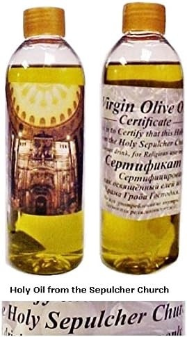 Large Holy Oil from the Sepulcher Church in Jerusalem