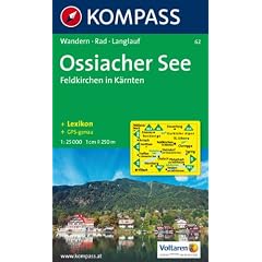 Ossiacher See, Feldkirchen in K�rnten: Wander- und Bikekarte. GPS-genau. 1:25.000