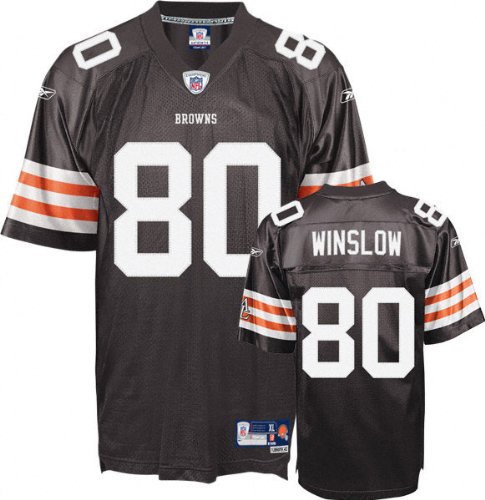 Cleveland Browns Kellen Winslow #80 Premier Jersey Brown (X Large)