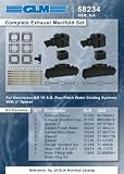 MERCRUISER COMPLETE EXHAUST MANIFOLD SET 5.0L & 5.7L (CAST IRON) | GLM Part Number: 58234